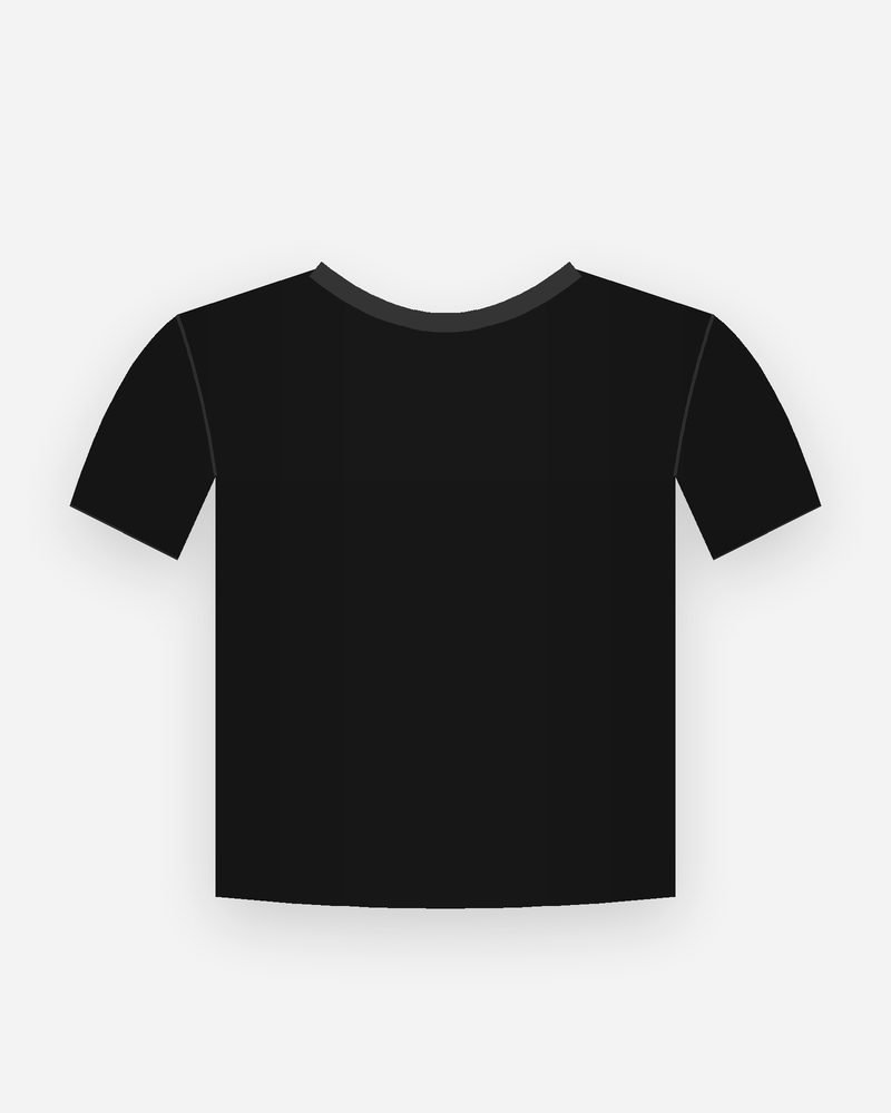 Oversized Drop Shoulder Tee in Black
