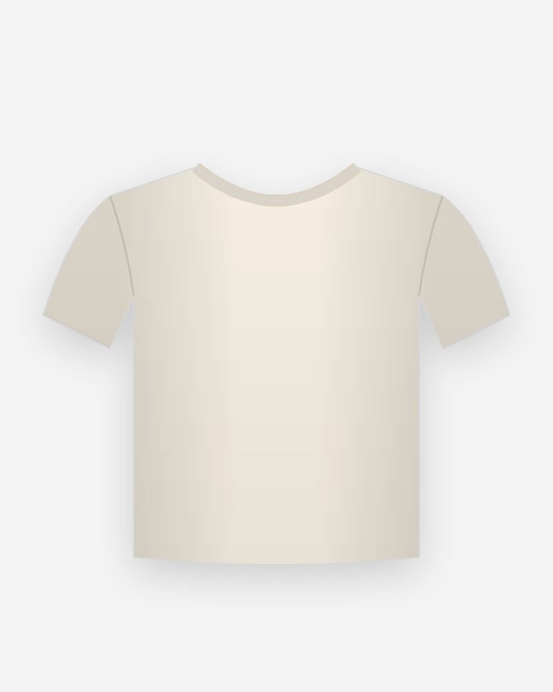 Baby Organic Tee in Cream