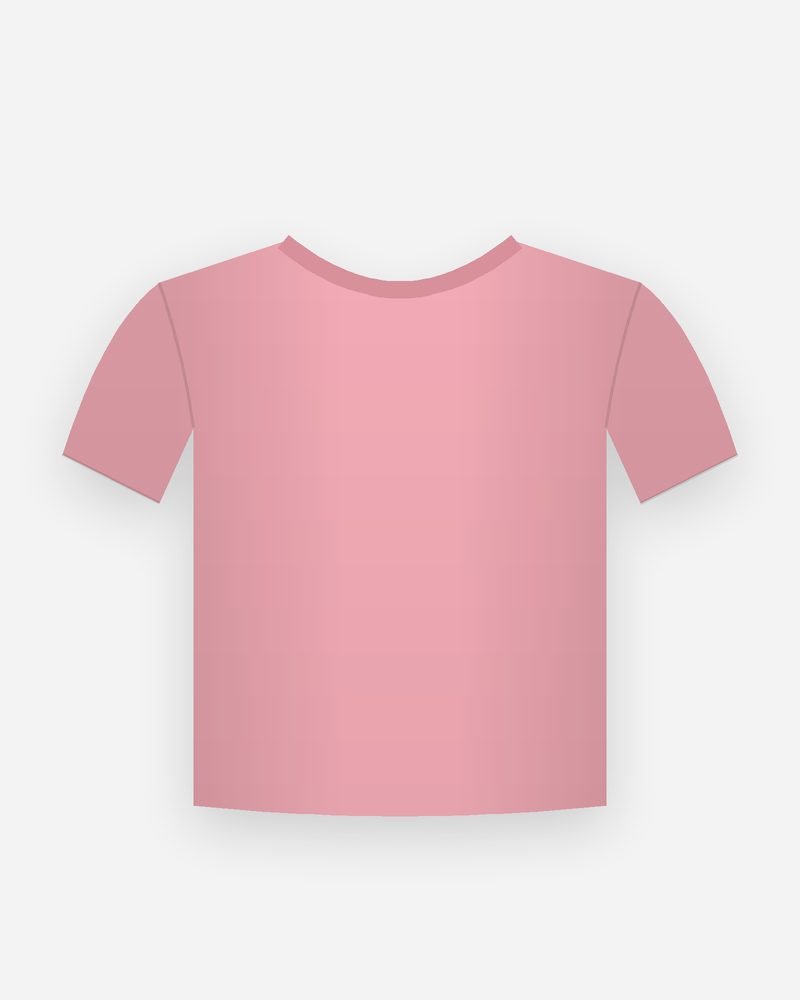 Cropped Baby Tee in Pink