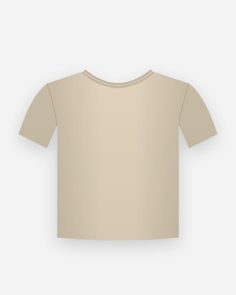 Boxy Oversized Tee in Sand